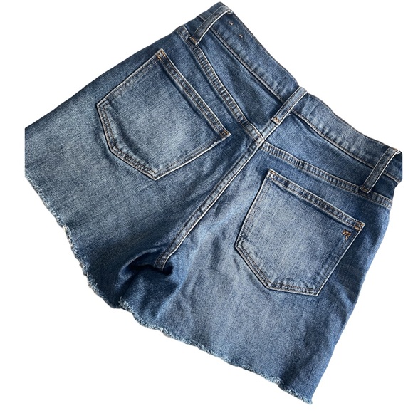 Madewell high rise denim shorts in Glenoak wash cut off edition size 25 - Picture 3 of 6